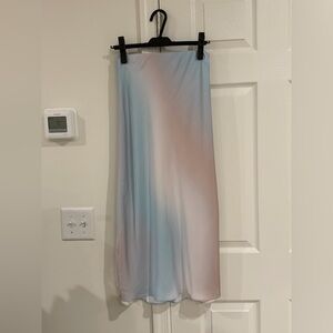 Aritzia Babaton Soft Pastel Midi Skirt